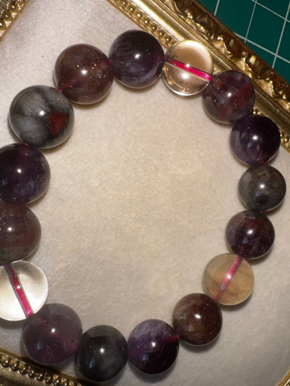 Premium All Natural Super 7 Galaxy Crystal Bracelet